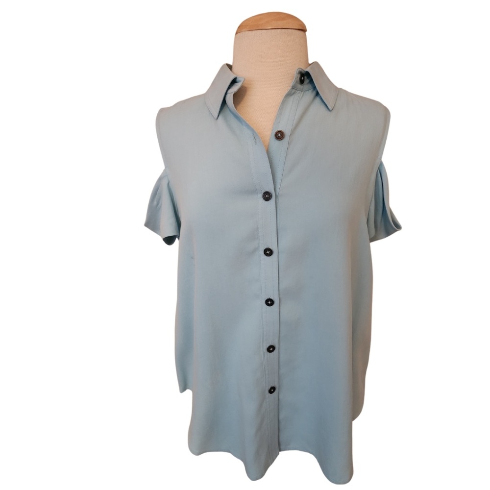 Alexander Wang Cutout Button Down Blouse